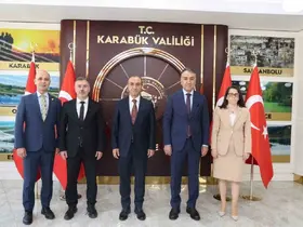 HSK üyesi Sait Özdemir, Vali Çağatay ile görüştü
