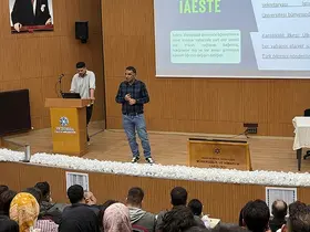 IAESTE staj ve değişim programları ETÜ öğrencilerine tanıtıldı
