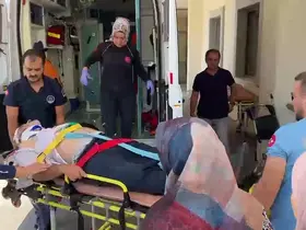 İki otomobil çarpıştı: 1’i çocuk 4 yaralı
