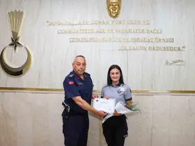 İl Jandarma Komutanı Vanlı, özel güvenlik görevlilerini ağırladı
