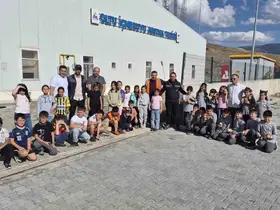 İlkokulu öğrencileri Oltu içme suyu arıtma tesisini inceledi
