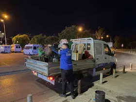 İnciraltı sahilinde denetimler sürüyor
