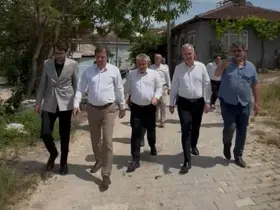 İnegöl Belediyesi kırsalda üst yapı hamlesini sürdürüyor
