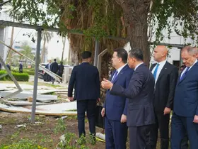 Irak Başbakanı Sudani, saldırıya uğrayan Ulusal İstihbarat Servisi binasını inceledi