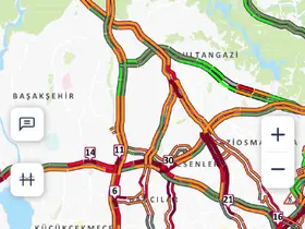 İstanbul’da yağmur trafiği: Yoğunluk yüzde 87 oldu

