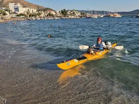 İstanbul’dan 83 gün önce kanoyla yolculuğa çıkmıştı, Bodrum’a ulaştı
