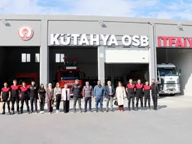 İtfaiye Haftası’nda öğrencilerden Kütahya OSB itfaiyesine anlamlı ziyaret
