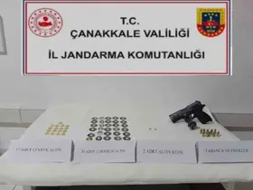 Jandarma çalınan altınları teslim etti
