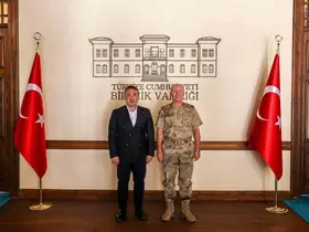 Jandarma Eğitim Komutanı İlbey’den Vali Sözer’e ziyaret
