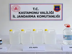 Jandarma sahte içki operasyonu
