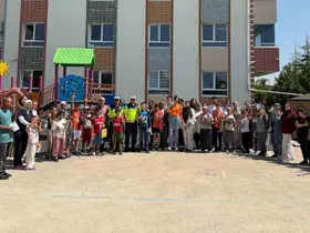 Jandarmadan öğrencilere trafik eğitimi
