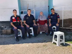 Jandarmadan şehit ailesine vefa
