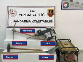 Kaçak kazı yapan 4 kişi yakalandı
