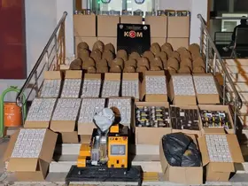Kaçak tütün ve makaron operasyonunda 3 şüpheli yakalandı
