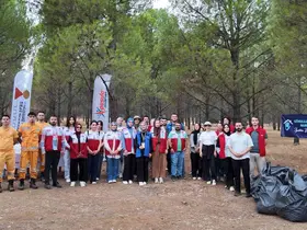Kahramanmaraş Kapıçam Tabiat Parkı’nda çevre temizliği
