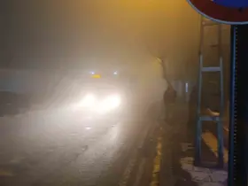 Kahramanmaraş sise teslim oldu, göz gözü görmedi
