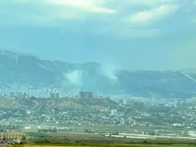Kahramanmaraş’ta Ahır Dağı’na yıldırım düşmesi sonucu orman yangını çıktı
