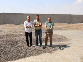 Kahramanmaraş’ta ay çekirdeği hasadı
