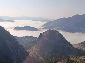 Kahramanmaraş’ta sis denizi oluştu
