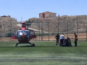 Kalp krizi geçiren 58 yaşındaki hasta hava ambulansıyla Malatya’ya sevk edildi
