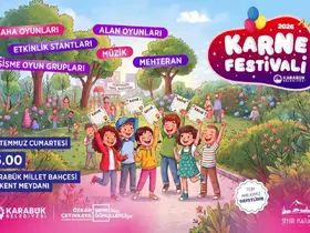Karabük Belediyesi çocuklar için Karne Festivali düzenliyor
