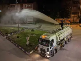 Karabük Belediyesi içme suyu kullanmadan yeşil alanları suluyor
