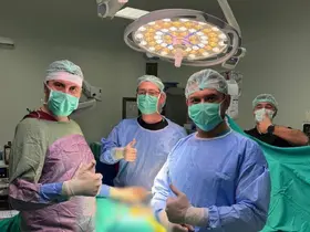 Karabük Eğitim ve Araştırma Hastanesinde bir ilk niteliğinde omurga operasyonu

