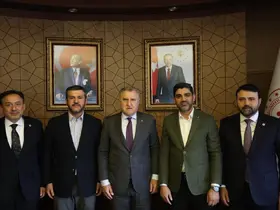 Karabük heyeti Gençlik ve Spor Bakanı Bak ile görüştü
