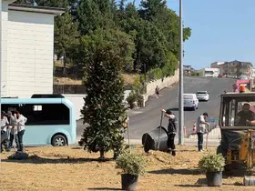 Karabük’te 200 ağaç ve süs bitkisi toprakla buluşuyor
