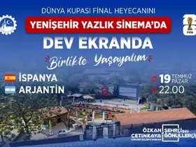 Karabük’te dünya kupası finali dev ekranda izlenecek
