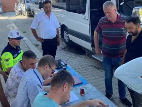 Karacasu’da okul servislerine ’güvenlik’ denetimi
