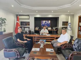 Karadeniz Ereğli Ağız ve Diş Sağlığı Merkezi yönetiminden müftülüğe ziyaret
