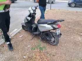 Karaman’da otomobille çarpışan motosikletli yaralandı
