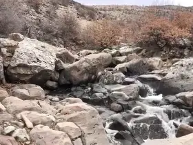 Karapınar'da eriyen kar suları derelere canlandırdı