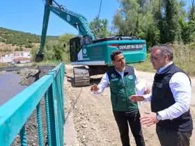 Karasu Çayı’nda taşkın alarmına karşı dev müdahale
