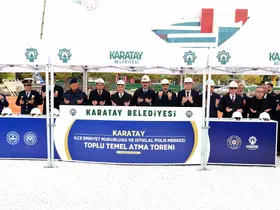 Karatay’da İlçe Emniyet Müdürlüğü ve İstiklal Polis Merkezi için toplu temel atma töreni gerçekleştirildi