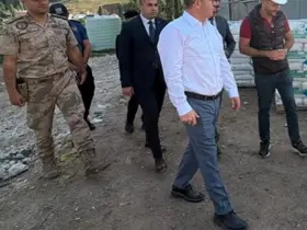 Kars Valisi Ziya Polat, Susuz’da incelemelerde bulundu

