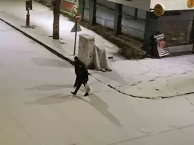 Kars’ta Nisan sürprizi: Şehir merkezi 5 dakikada beyaza büründü
