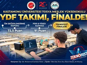 Kastamonu Üniversitesi öğrencileri, TEKNOFEST finalinde yarışacak
