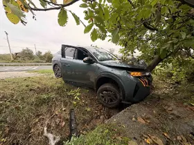 Kastamonu’da cip hafif ticari araç ve ağaca çarptı: 1 yaralı
