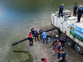 Kastamonu’da göletlere 800 bin sazan balığı yavrusu salındı
