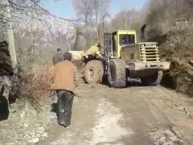 Kastamonu’da heyelanın kapattığı köy yolu ulaşıma açıldı
