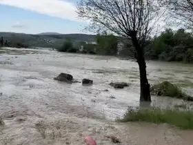 Kastamonu’da kuvvetli sağanak hayatı olumsuz etkiledi
