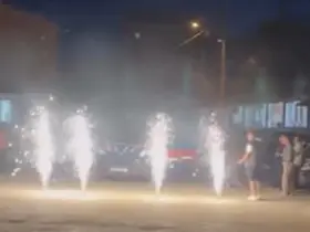 Kavga ihbarı yaptılar, jandarmayı konfeti ile karşıladılar
