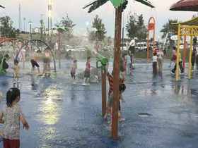 Kavurucu sıcakta çocukların serinlik adresi su oyun parkları
