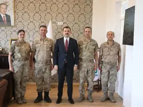 Kaymakam Ahmet Coşkun’dan tayin olan jandarma personeline teşekkür
