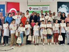 Kaymakam Atilla, TÜBİTAK projesi kapanış törenine katıldı
