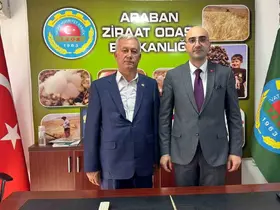 Kaymakam Ceylan, Hasan Altun ile bir araya geldi
