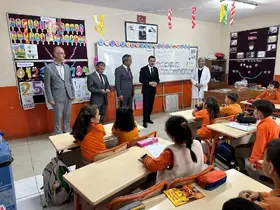 Kaymakam Polat öğrencilerle buluştu
