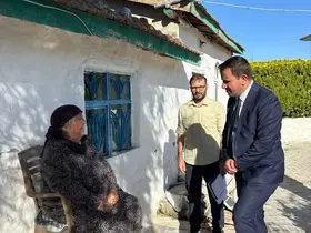 Kaymakam Topaca’dan köylerde anlamlı ziyaretler
